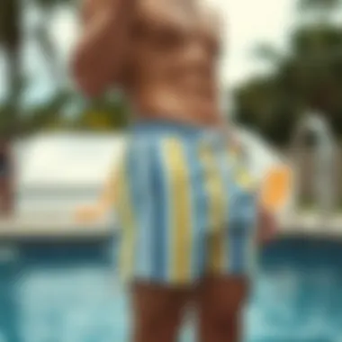 Magnificent Exploring Men's Vertical Striped Swim Trunks: Style, Comfort, and Functionality