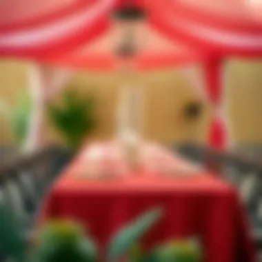 Magnificent Exploring the Aesthetic and Practical Aspects of Red Burlap Tablecloths