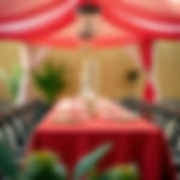 Magnificent Exploring the Aesthetic and Practical Aspects of Red Burlap Tablecloths