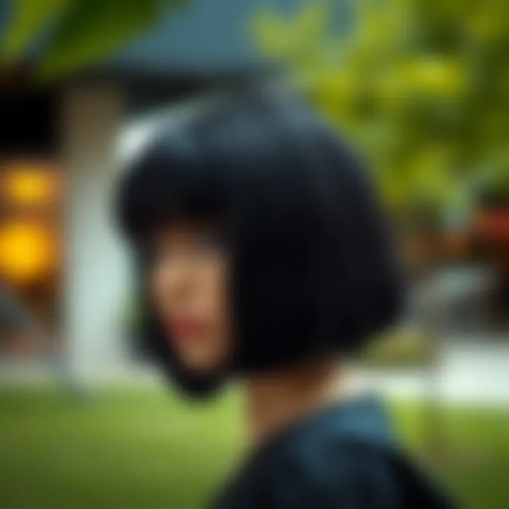 Magnificent Exploring the Allure of Short Black Bob Wigs