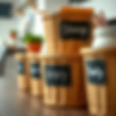 Magnificent Storage Bins with Chalkboard Labels: A Practical Solution for Organized Living