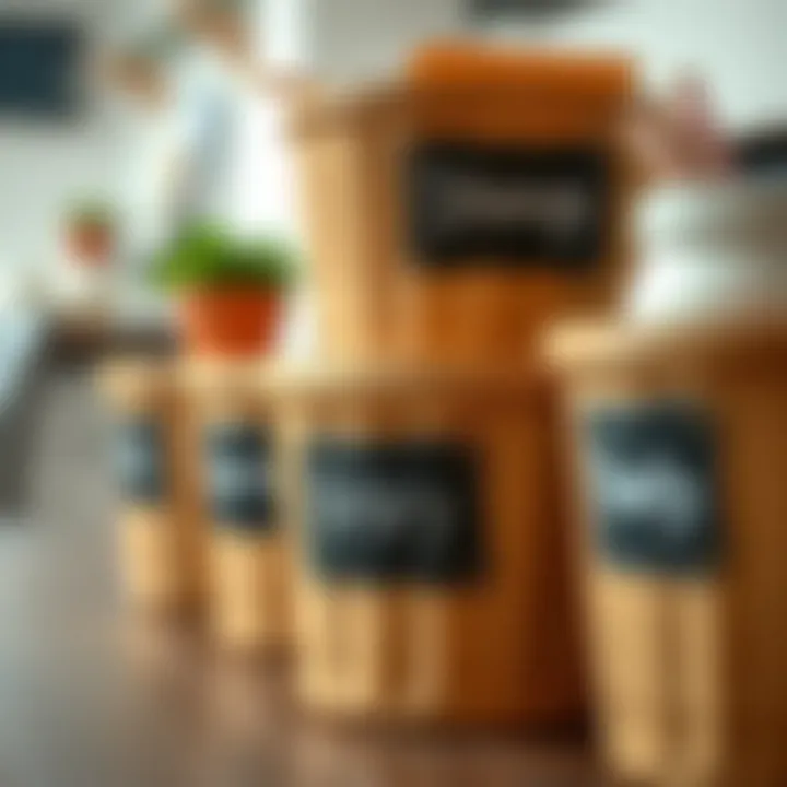Magnificent Storage Bins with Chalkboard Labels: A Practical Solution for Organized Living