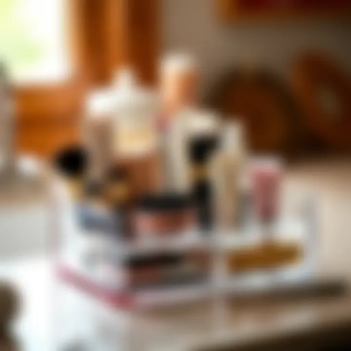 Magnificent The Utility and Aesthetics of Small Clear Makeup Organizers