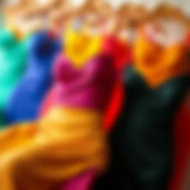 A Spectrum of Colors Variety of color options for ruched cami bodycon dresses