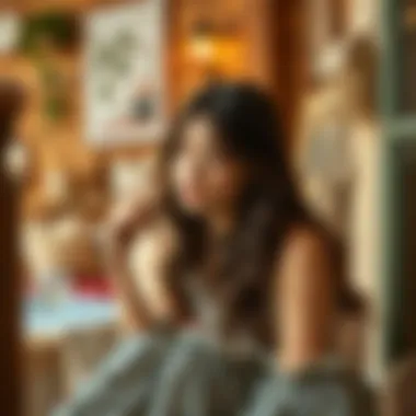 Cottagecore Inspirations on Social Platforms Social media collage showcasing cottagecore inspirations