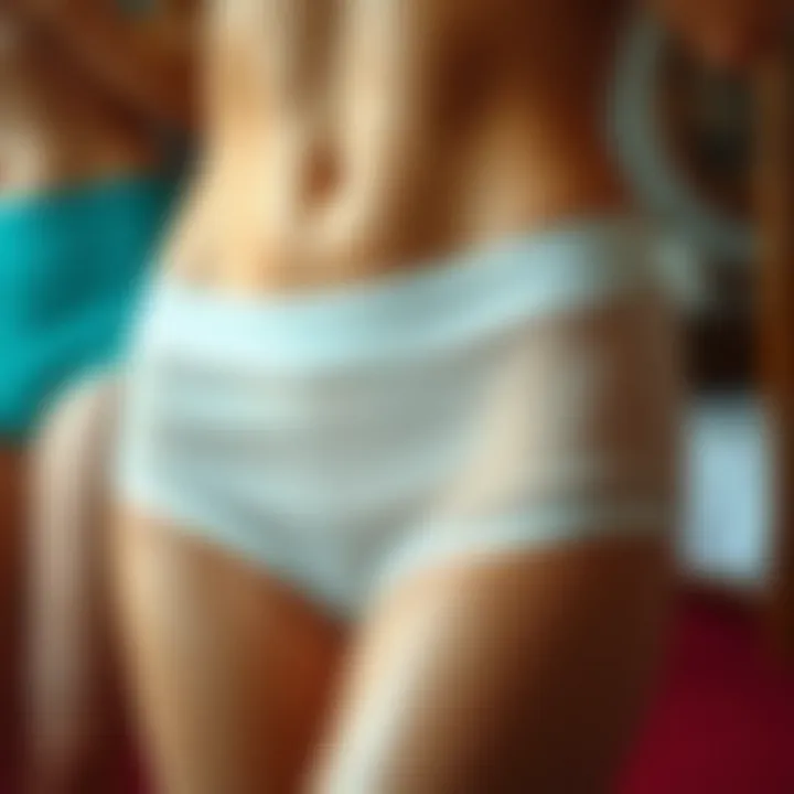 Artistic Representation of See-Through Boyshorts Artistic representation of see-through boyshorts in various materials and colors