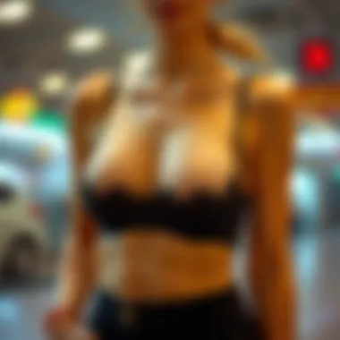 Fashion Meets Functionality A stylish outfit complemented by a wirefree bra