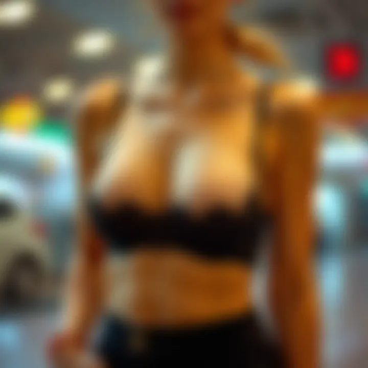 Fashion Meets Functionality A stylish outfit complemented by a wirefree bra