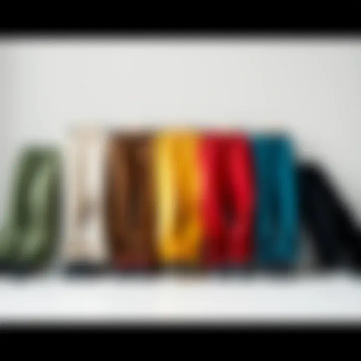 Color Variety of Baleaf Joggers An array of Baleaf joggers in various colors displayed on a clean surface.