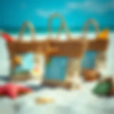 Diverse beach favor ideas showcased creatively