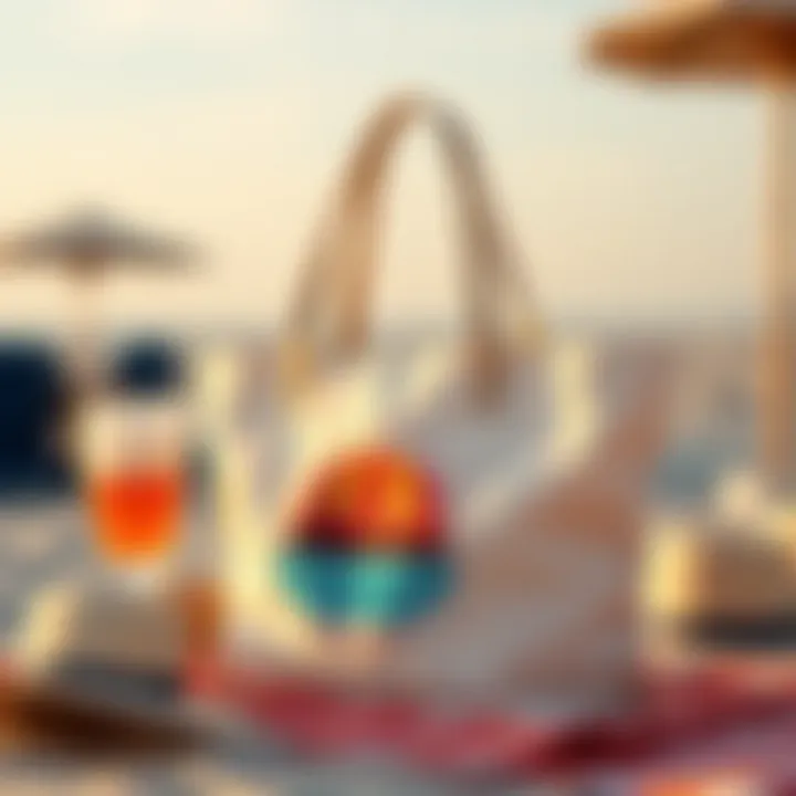 Personalized beach bags with unique designs