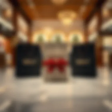 Square bottom gift bags enhancing brand identity