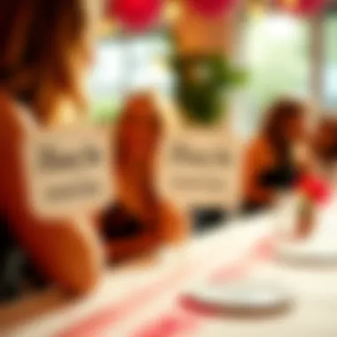 Celebration Ready: Stickers in Action Bridesmaid proposal stickers in a celebration setting