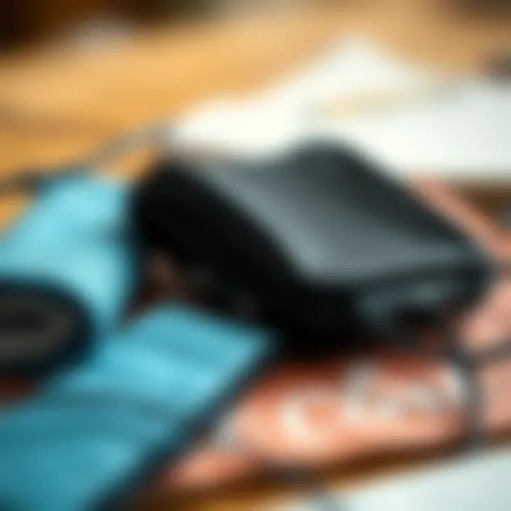 Exploring Materials of Cord Organizer Bags Various materials used in the construction of cord organizer bags.