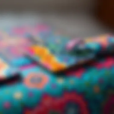 Vibrant Luggage Tag Vibrant luggage tag adorned with intricate patterns