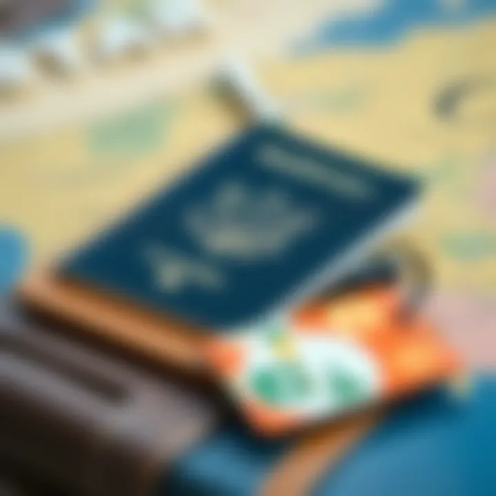 Personalized Passport Cover with Artwork Personalized passport cover featuring unique artwork