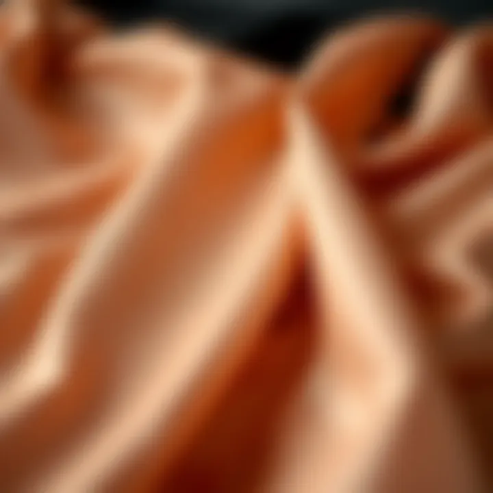 Close-up of luxurious fabric textures used in custom underwear.