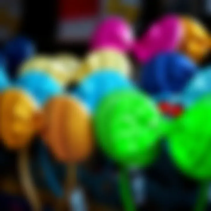 Diverse Collection of Disney Glitter Ears A collection of Disney glitter ears in various colors and styles