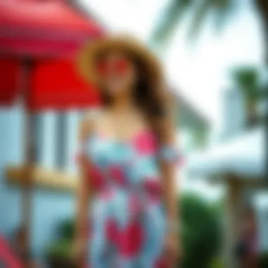 Summer Vibes: Casual Dress from Ever Pretty Casual summer dress showcasing vibrant patterns