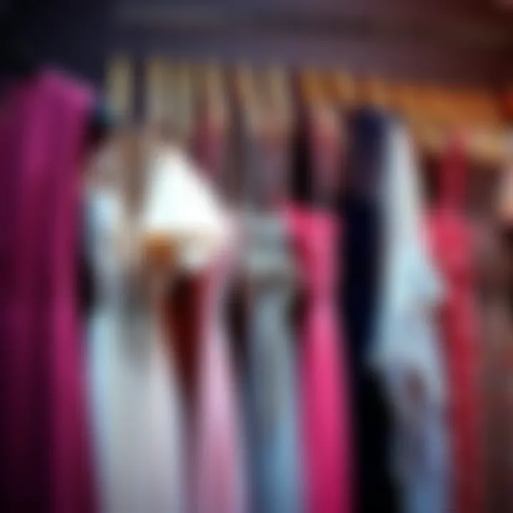 A Showcase of Diversity: Ever Pretty Dress Collection Diverse styles of dresses displayed on a rack