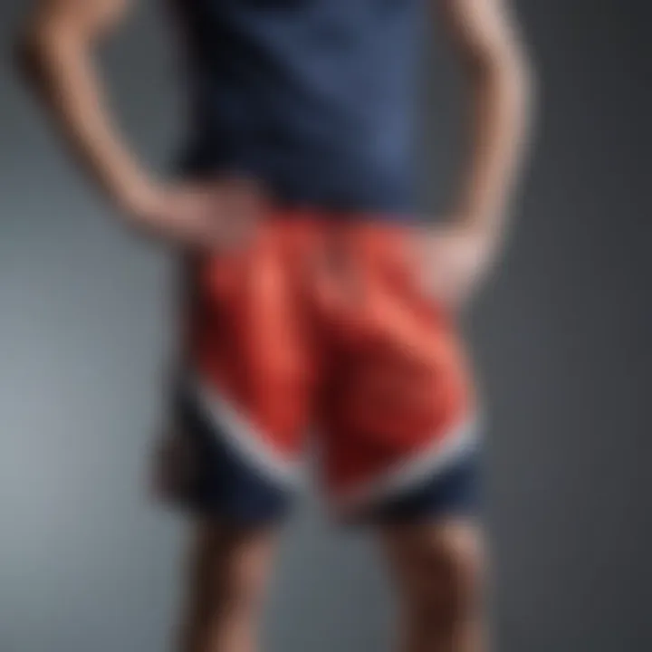 Stylish evolution of basketball shorts through different eras