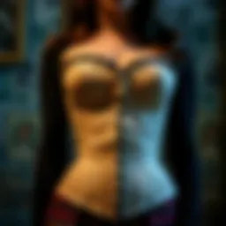 Historical representation of early girdles in fashion