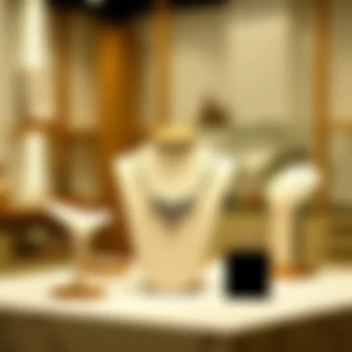 Premium Materials for Display Stands Materials used in high-end jewelry display stands