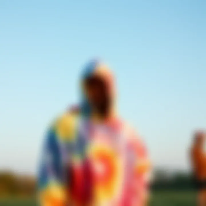 Sustainable Clothing Design Practices Sustainable practices in clothing design highlighted in tie dye hoodies