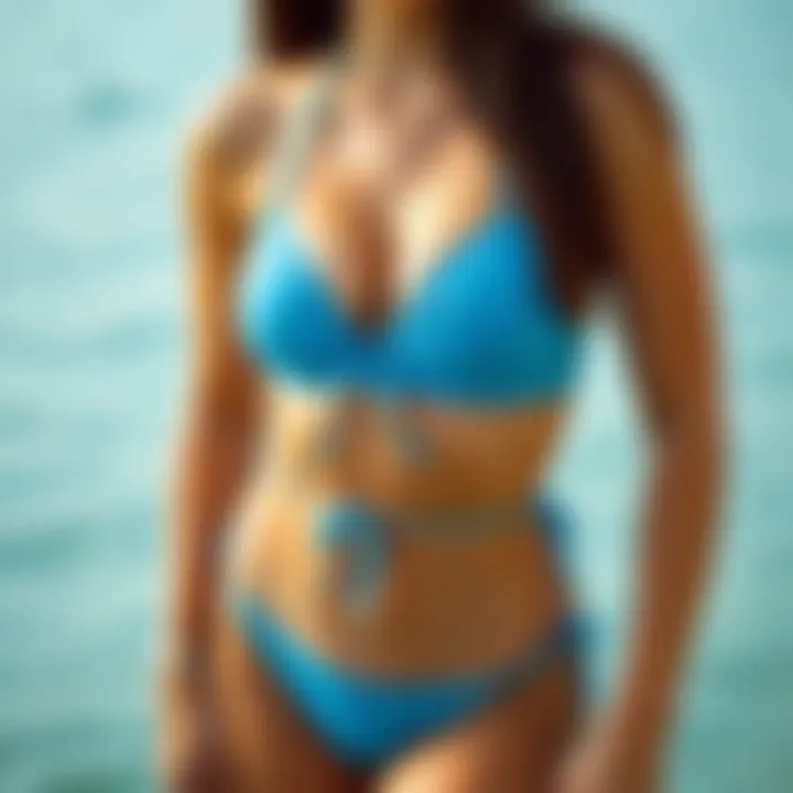 Fashion Inspiration: Styling the High-Waisted Bikini Fashion influencer showcasing styling options with a high-waisted bikini