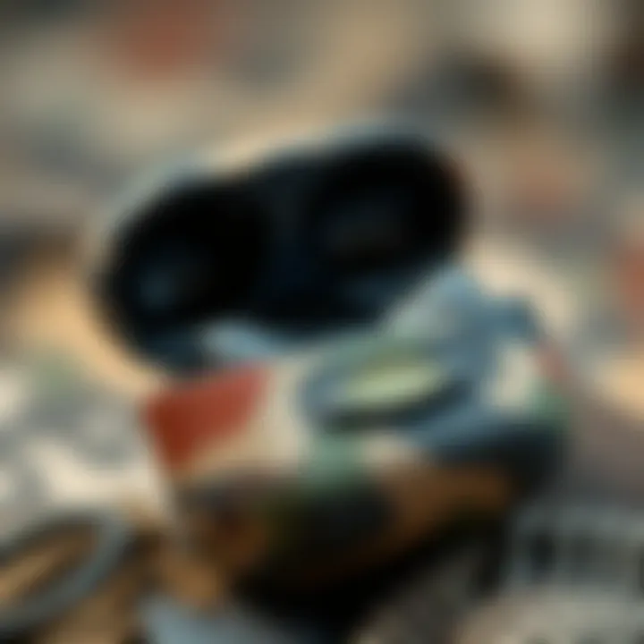 Intricate Design of Camo AirPod Pro Case Detailed view of a camouflage AirPod Pro case showcasing intricate patterns and textures