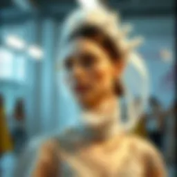 Creative application of double-sided extension tape in fashion design