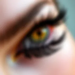 Innovative design of dual magnetic lashes showcasing their unique features.