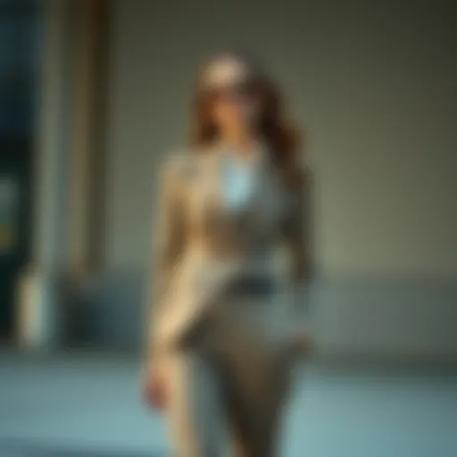 Contemporary two-piece set with tailored pants