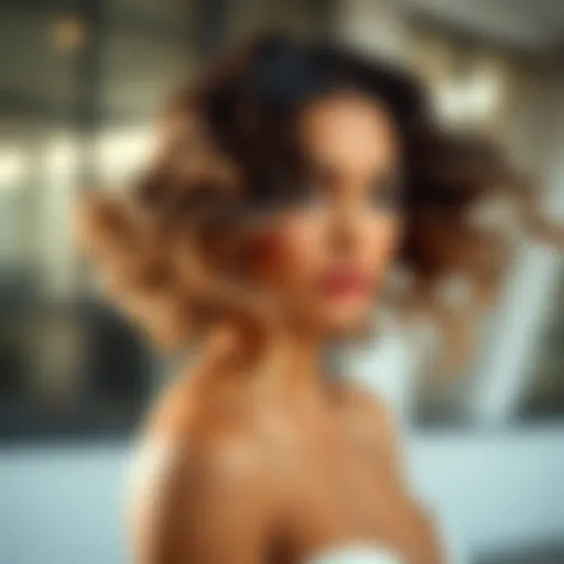 Elegant styling options for a frontal wig