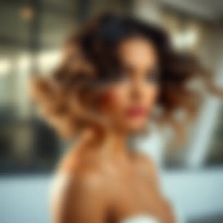 Versatile Styling of Frontal Wigs Elegant styling options for a frontal wig