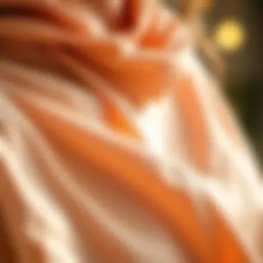 Close-up of fabric quality in Emery Rose garments