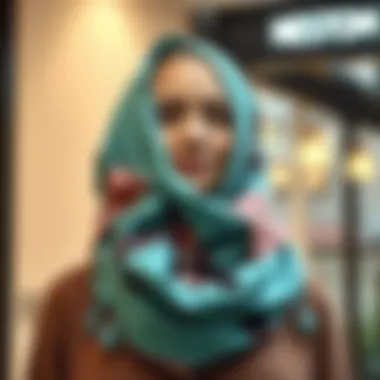 Comfortable scarf designed for chemotherapy patients