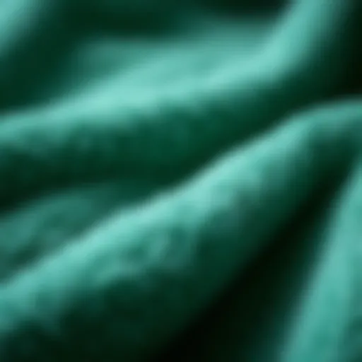 Lush, extra wide fleece fabric showcasing its texture and softness