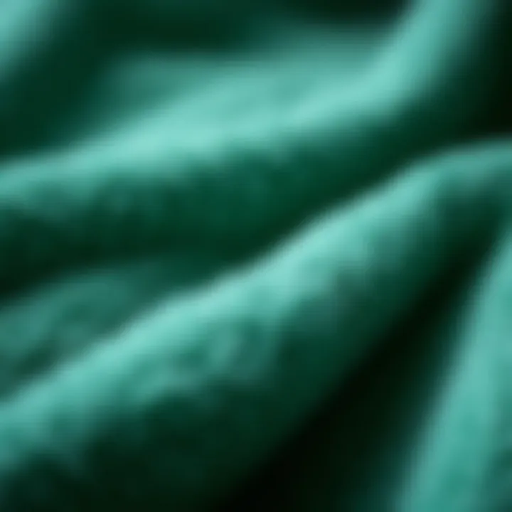 Lush, extra wide fleece fabric showcasing its texture and softness