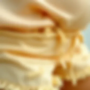 Close-up of fabric textures used in frayed maternity shorts