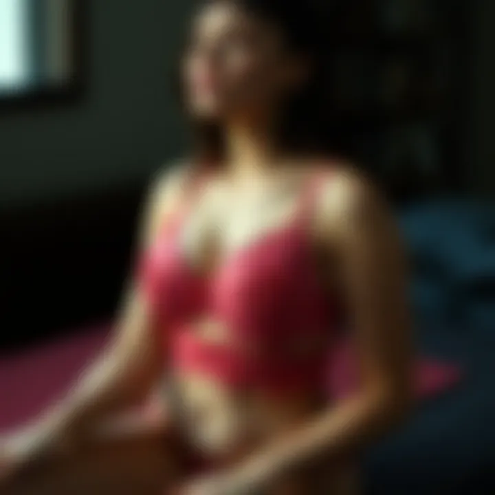 Mood board showcasing cultural influences on hot pink lingerie styles