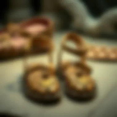 The Historical Roots of Roman Sandals Historical artifacts and illustrations depicting the origins of Roman sandals