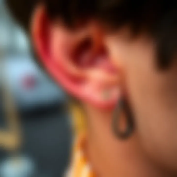 Unique Designs in Magnetic Earrings Close-up of unique designs in magnetic earrings