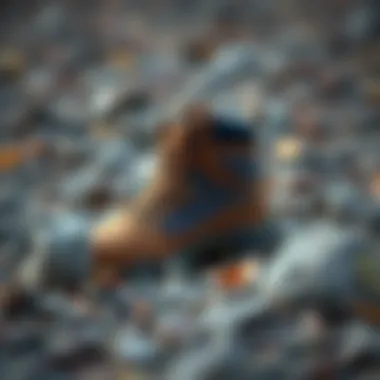 Durable Materials that Define Merrell Tactical Boots Close-up of Merrell tactical boot materials emphasizing durability