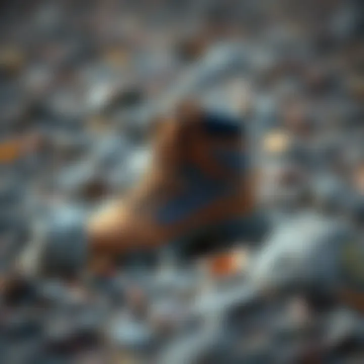 Durable Materials that Define Merrell Tactical Boots Close-up of Merrell tactical boot materials emphasizing durability