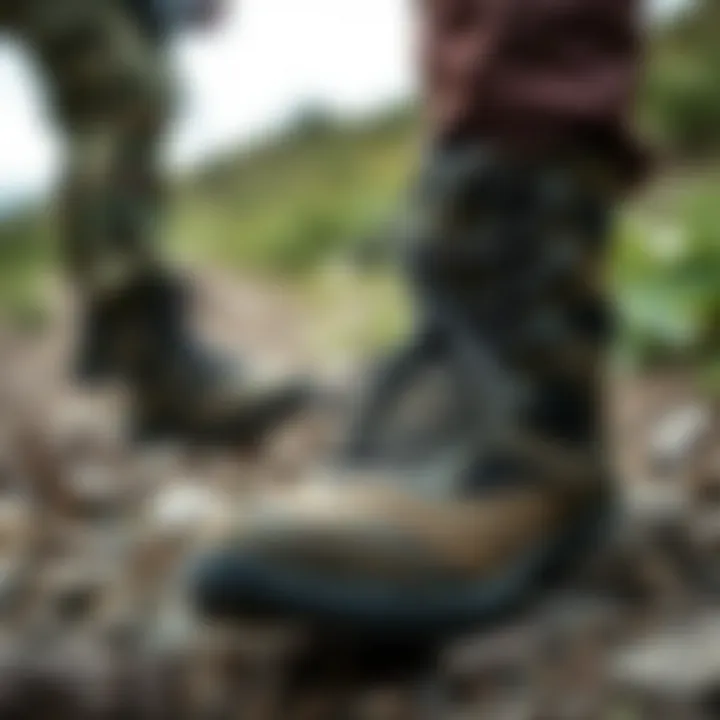 Outdoor Performance: Merrell Tactical Boots in Action Merrell tactical boots in a rugged outdoor setting
