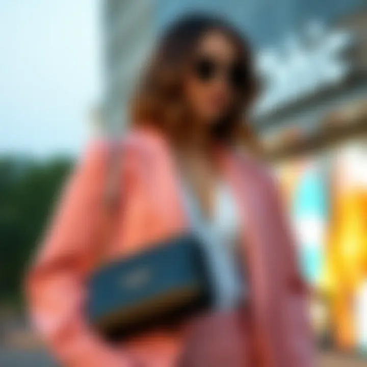 Fashionable outfit styled with a NewChic bag
