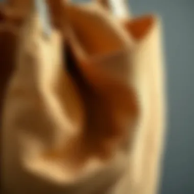 Close-up of sustainable materials used in NewChic bags