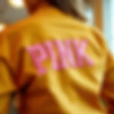 Creative Applications of Pink Iron-On Letters in Fashion Creative use of pink iron-on letters on fashion apparel
