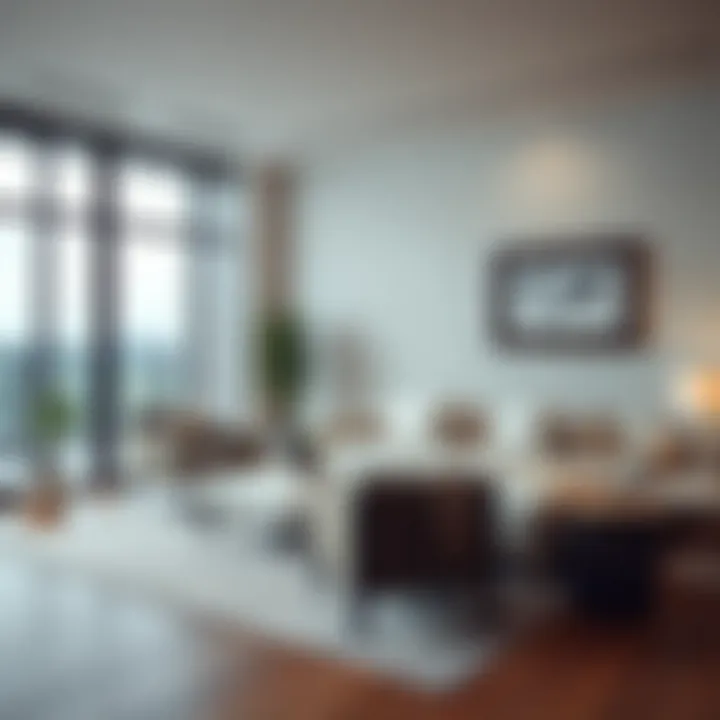 Modern interior showcasing ship lap contact paper on furniture